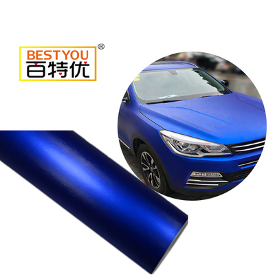 Dark Blue color high glossy metallic car wrap vinyl car cover color changing stickers wrap vinyl(1)